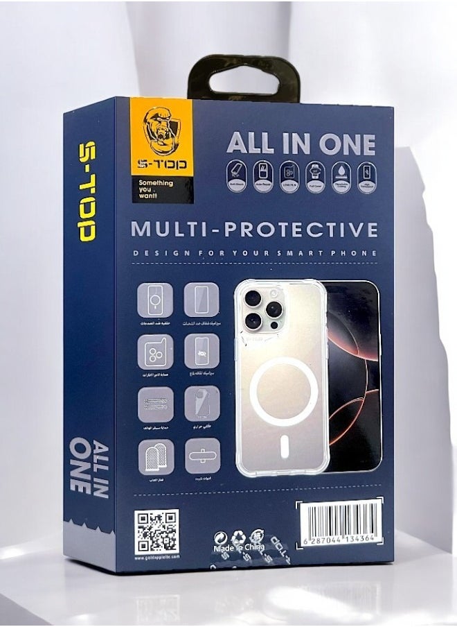 S-TOP The new full protection package for Samsung Galaxy S25 Plus, with a cover that supports wireless charging (MagSafe), complete protection for your device against scratches and falls, the original package from S-TOP  - Image 2