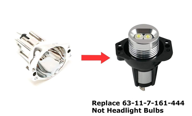 iJDMTOY مصابيح LED بيضاء من iJDMTOY متوافقة مع BMW E90 E91 325i 330i قبل LCI، مدعومة بـ 2 قطعة 3W 7000K زينون أبيض LED دايودات - Image 2