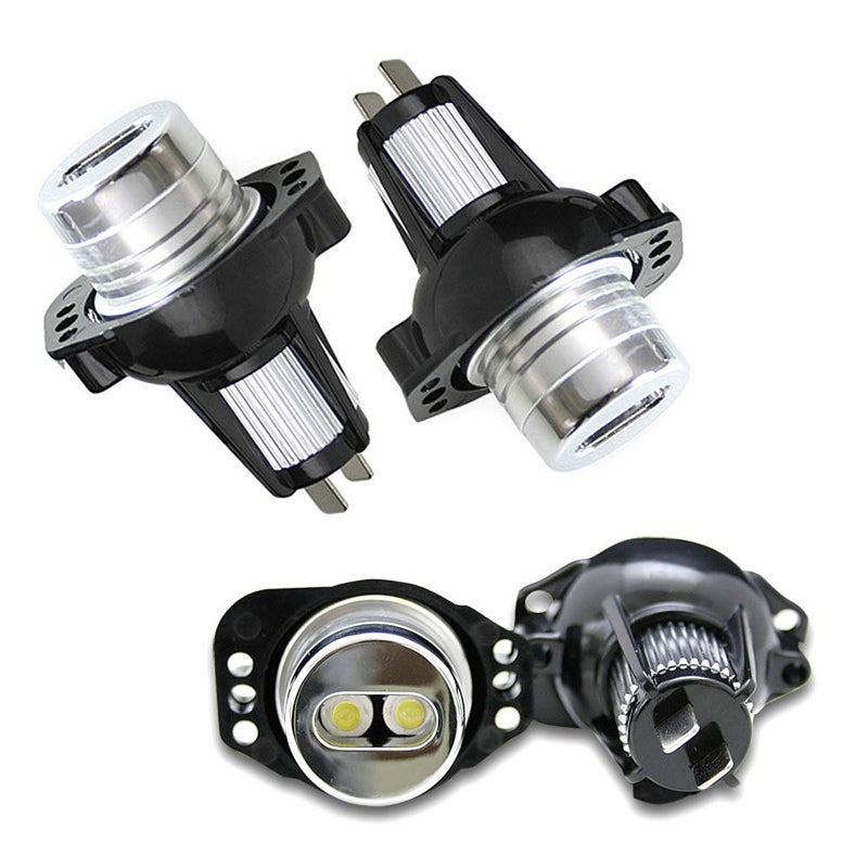 iJDMTOY مصابيح LED بيضاء من iJDMTOY متوافقة مع BMW E90 E91 325i 330i قبل LCI، مدعومة بـ 2 قطعة 3W 7000K زينون أبيض LED دايودات - Image 1