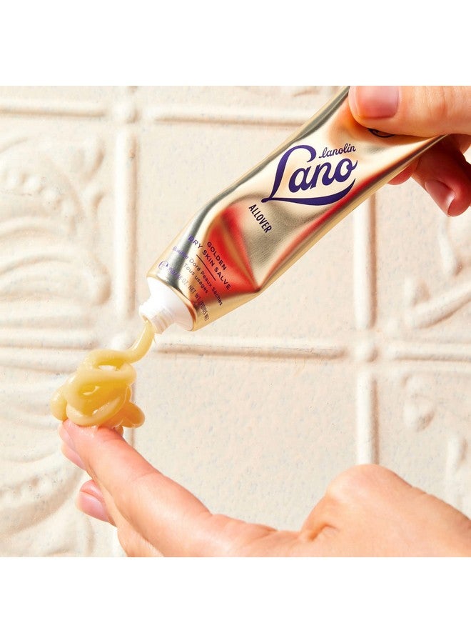 Lanolips Golden Dry Skin Salvelanolin Ointment With Vitamin E & Manuka Honeyrelief For Extremely Dry Skinhealing Salve For Dry Hands Cracked Lips Skin Patchesdermatologist Tested (25G) - Image 2