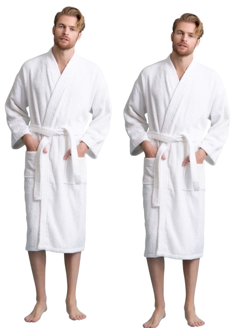 Blueberry 2 Pieces Dressing Gown Bathrobe Free Size Nightwear - Image 1