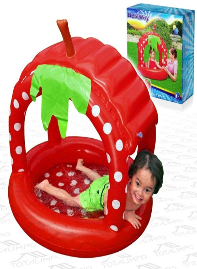Bestway Strawberry Baby Pool 91x91x91cm 26-52387 - Image 1