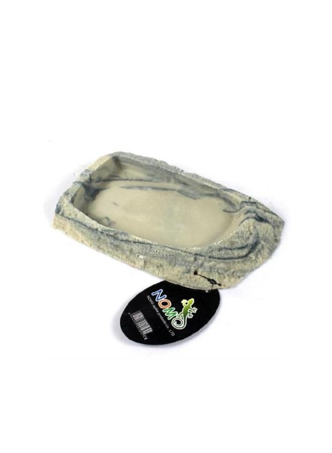 وعاء طبيعي للزواحف والبرمائيات والزواحف والسلحفاة والثعبان والسحلية والوزغة والعناكب والضفدع 9 × 7 × 2.5 سم - Image 2