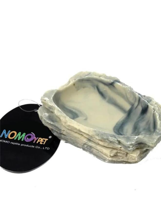 وعاء طبيعي للزواحف والبرمائيات والزواحف والسلحفاة والثعبان والسحلية والوزغة والعناكب والضفدع 9 × 7 × 2.5 سم - Image 5