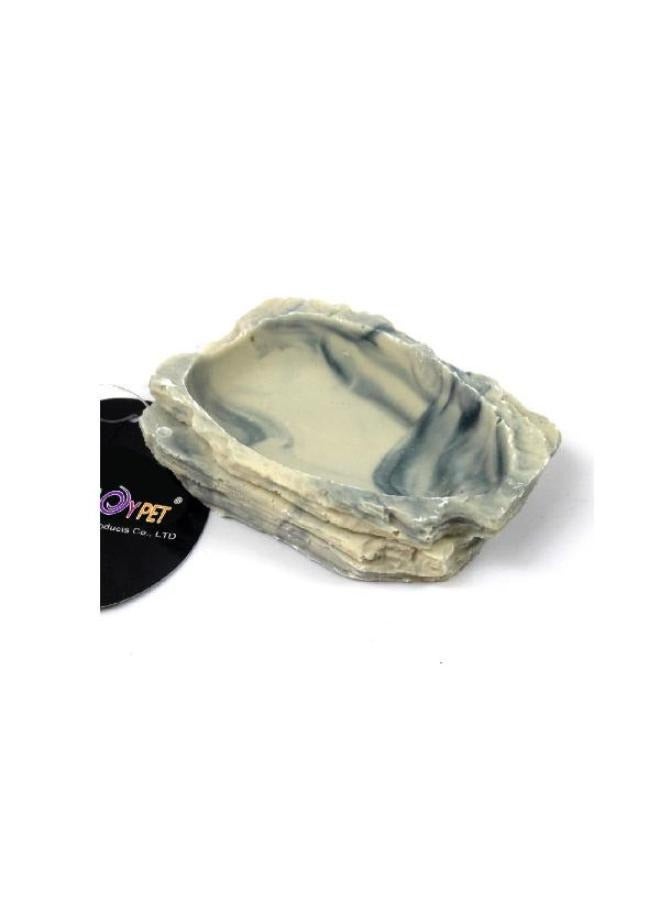 وعاء طبيعي للزواحف والبرمائيات والزواحف والسلحفاة والثعبان والسحلية والوزغة والعناكب والضفدع 9 × 7 × 2.5 سم - Image 1