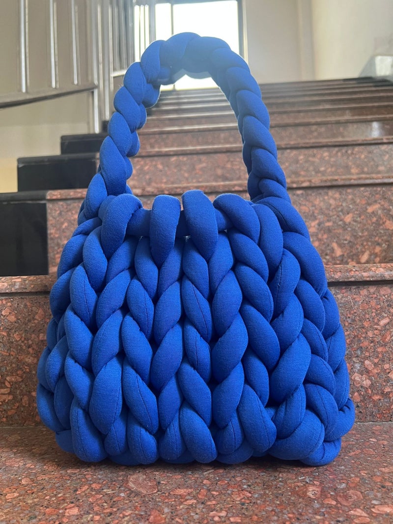 Super Thick Icelandic Wool Diy Hand-Woven Bag Self-Made Korean Hand-Carried Messenger Bag For Girlfriend - Image 1