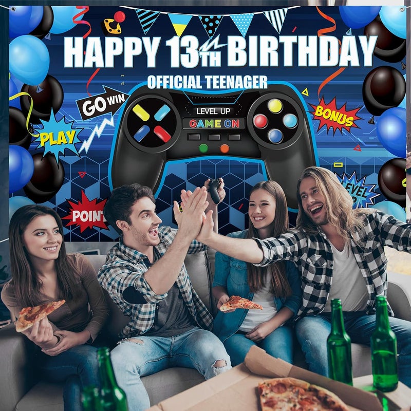 BPA Happy 13th Birthday Video Game Backdrop Banner - Image 5