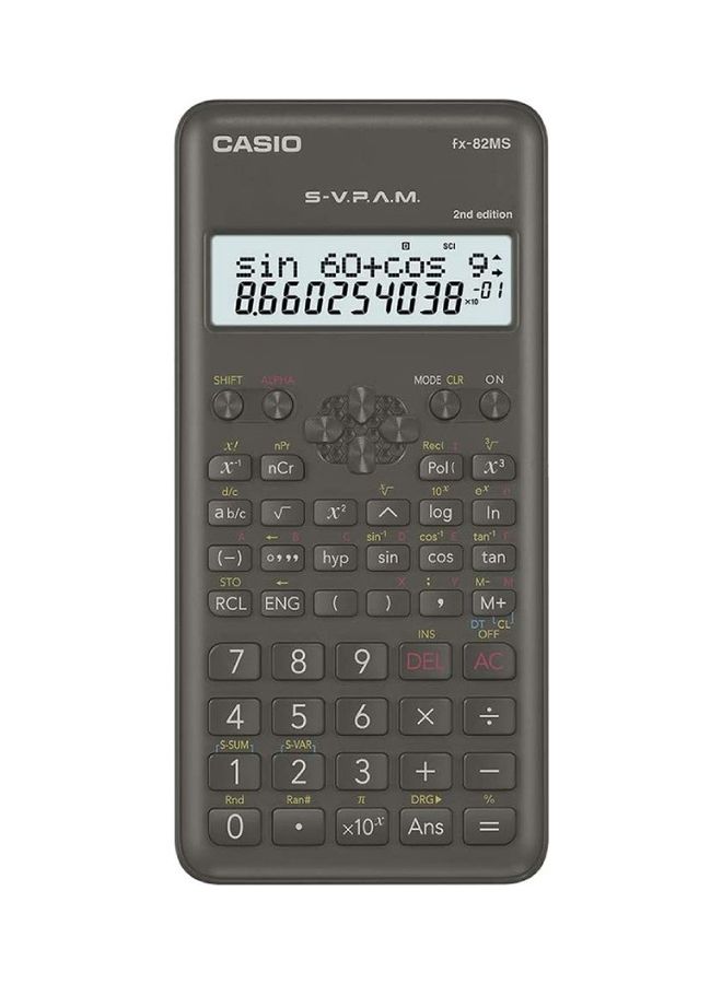 كاسيو 2nd Edition Scientific Calculator Black - Image 1