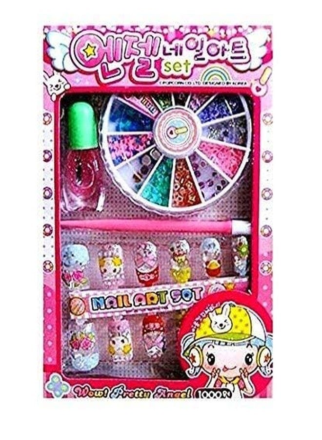 click2shop Designer Nail-Art Set for Girls - Includes Artificial Nails - Assorted Pack (Pack of 1) - Image 3
