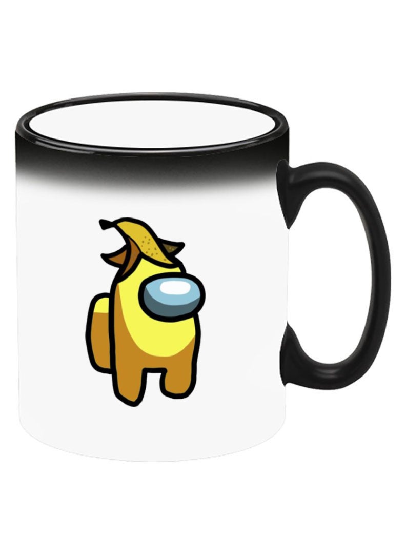 Theodor Color Changing Heat Sensitive Ceramic Mug, Image Revealed When HOT Liquid is Added! Among us Banana - Image 2