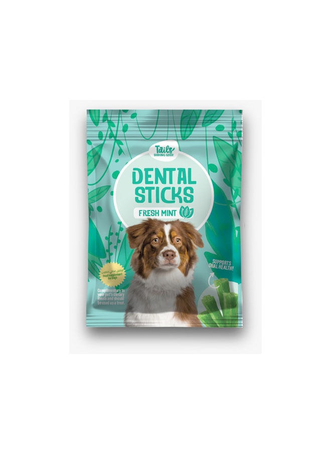 Tails - Dogs Dental sticks 100 gm- Mint - Image 1