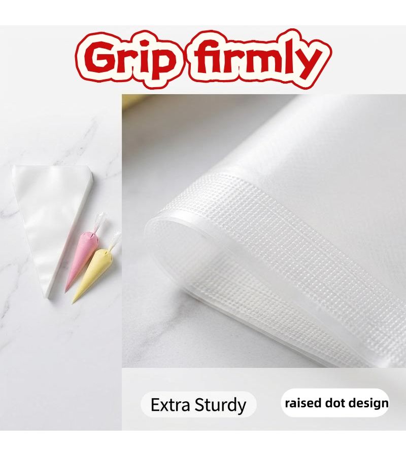 113pcs Reusable Thickened Piping Bags Dot Texture Medium - Image 4
