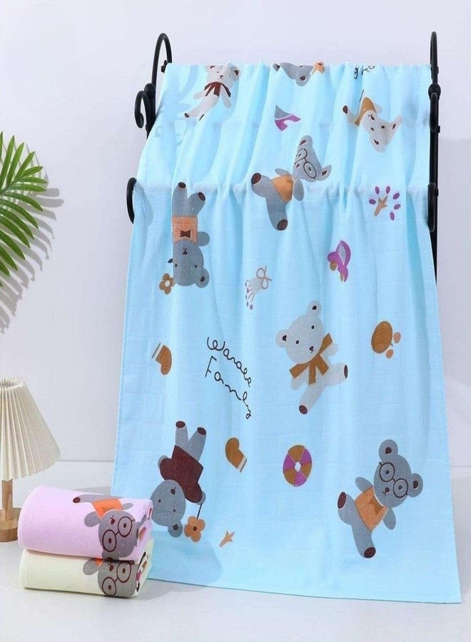 Lil' Shark Premium Muslin Baby Face Towels & Washcloths: Soft | Absorbent & Reusable (Muslin 120x60cm | Pista | 1) - Image 3