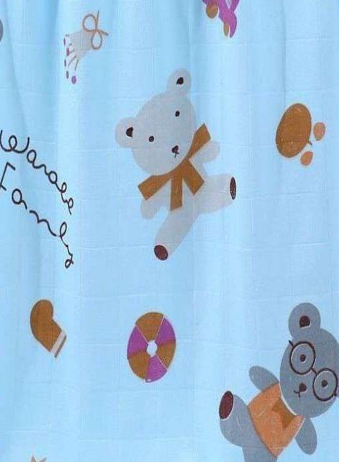 Lil' Shark Premium Muslin Baby Face Towels & Washcloths: Soft | Absorbent & Reusable (Muslin 120x60cm | Pista | 1) - Image 2