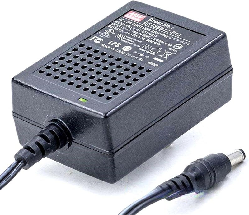 GST36U12 P1J 12V 3A 36W AC DC Power Supply UL Certified For LED Lights CCTV Cameras - Image 1