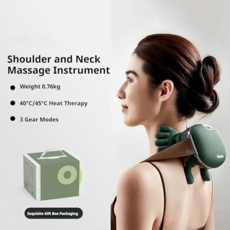 Shoulder and neck massager, multi-functional household cervical massager, heating kneading massage shawl - Image 5