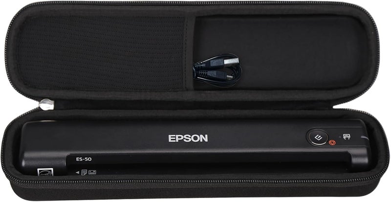 Aproca Case Compatible with Epson Workforce ES-50 ES-55R ES-60W ES-65WR DS-30 DS-70 DS-80W Document Scanner, Portable Storage Bag for Accessories (Case Only) - Image 1