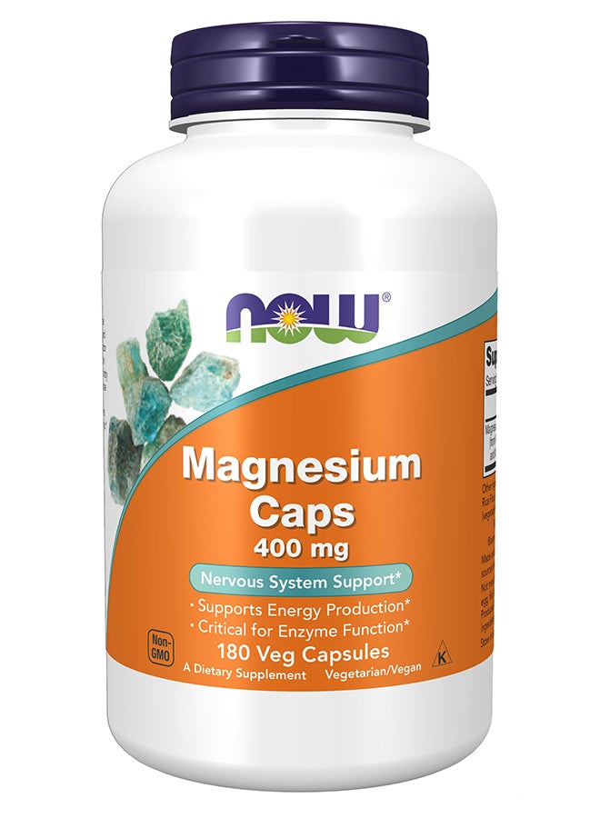 now Magnesium 400Mg 180 Caps