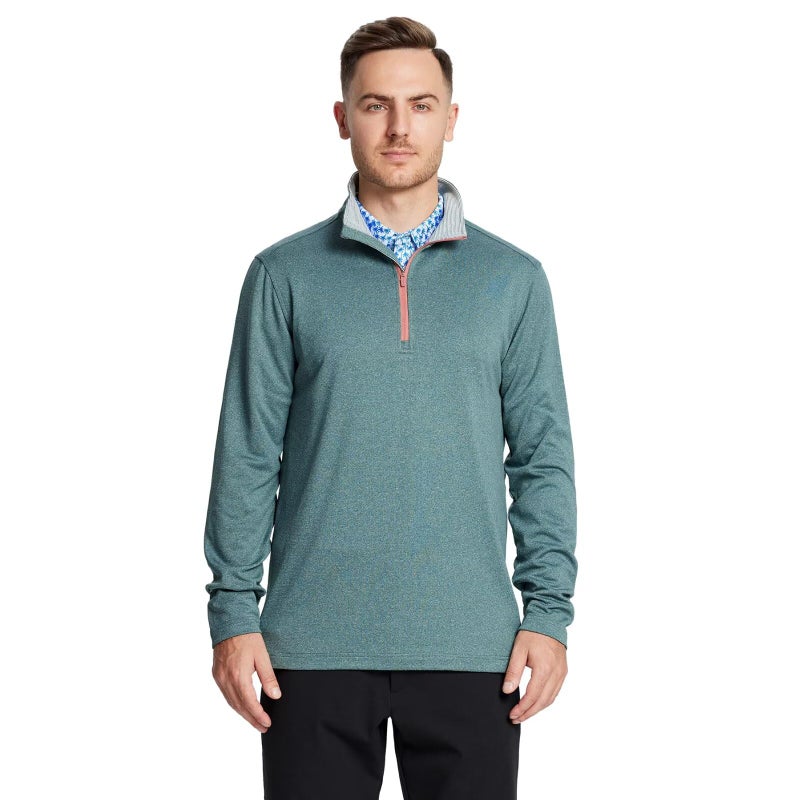 M MAELREG Mens Pullover Quarter Zip Golf Sport Casual Long Sleeve Golf Half Zip Pullover Sweatshirts for Men - Image 2