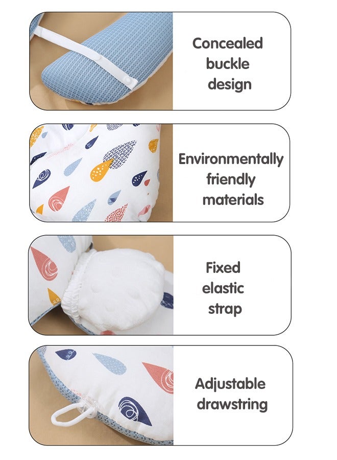 سوبر زي يوث وسادة تشكيل رأس الطفل، وسادة نوم مضادة للانزعاج للأطفال من سن 0 إلى 36 شهرًا، محمولة وقابلة للغسل في الغسالة - Image 4