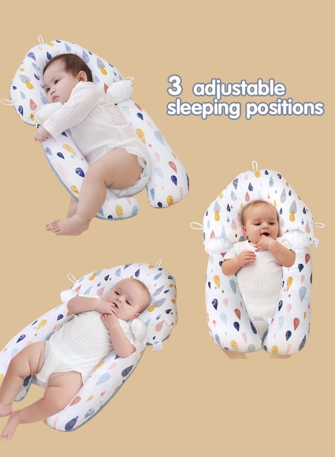 سوبر زي يوث وسادة تشكيل رأس الطفل، وسادة نوم مضادة للانزعاج للأطفال من سن 0 إلى 36 شهرًا، محمولة وقابلة للغسل في الغسالة - Image 2