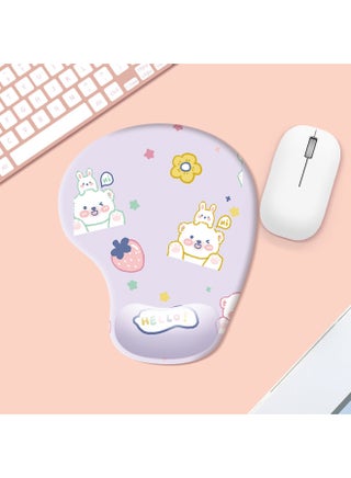 Comfortable Simple Cartoon Series Silicone Wrist Rest Mouse Pad Office Gaming Anti-slip Desk Mat Wrist Support Hand Rest Pad-Color:Color Map Opp Packaging-Pattern:MH017-3-cute Bear - pzsku/ZBD941A5A1B4278FF3FE5Z/45/1746204145/fd9bfe01-21ec-4c61-ab3b-7af47a64f32f