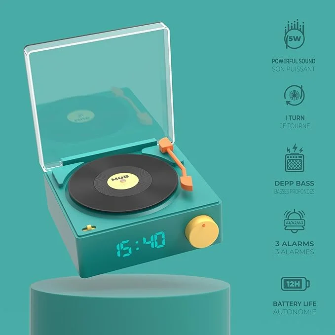 موب مكبر صوت ذكي بمنبه شروق الشمس -