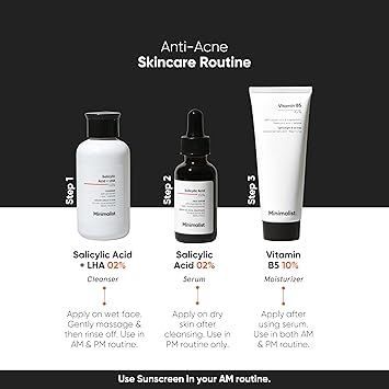 Minimalist 2 Salicylic Acid Serum For Acne Blackheads Open Pores Reduces Excess Oil Bumpy Texture BHA Based Exfoliant for Acne Prone or Oily Skin Transparent 30 ml Pack of 1 - Image 5