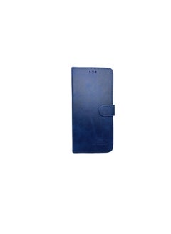 Front and back leather cover For Samsung galaxy A21s - Blue