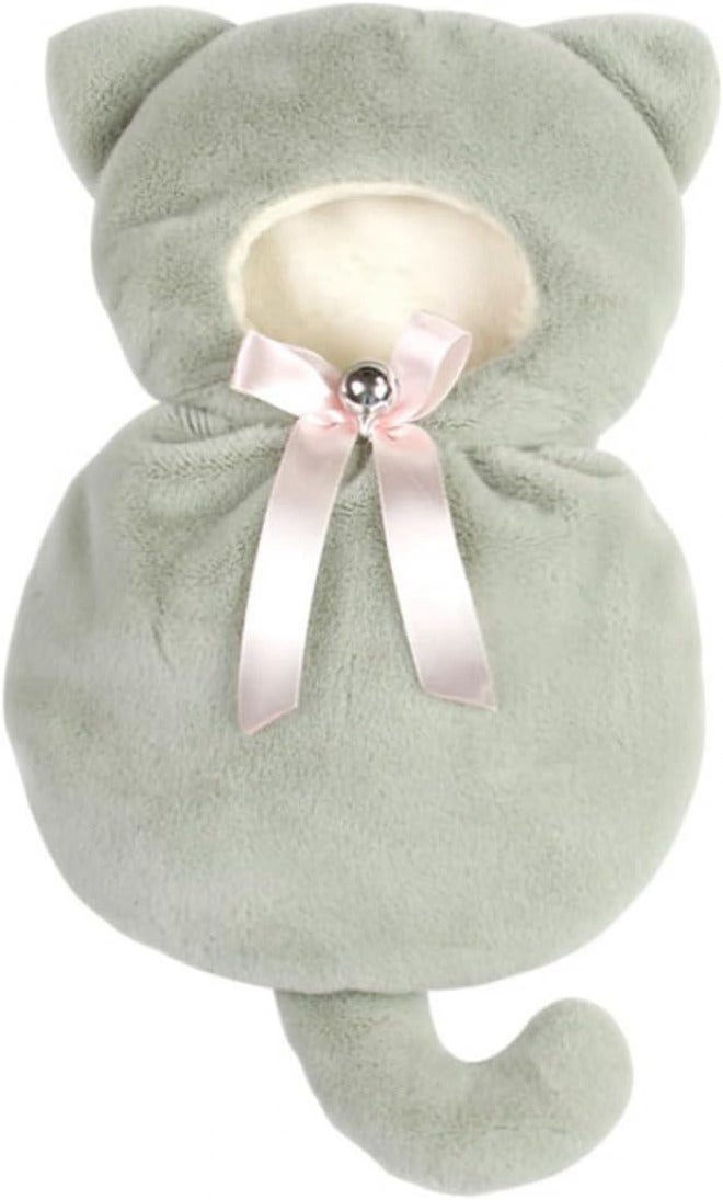DOITOOL Hamster Hanging Hammock Bed with Plush Warm, Green Small Pet Nest Bed for Winter Cage Use - Image 1