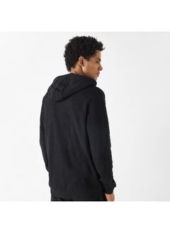 Kappa Kappa Logo Embroidered Zip Through Hoodie with Pockets  - Image 1