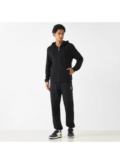 Kappa Kappa Logo Embroidered Zip Through Hoodie with Pockets  - Image 2