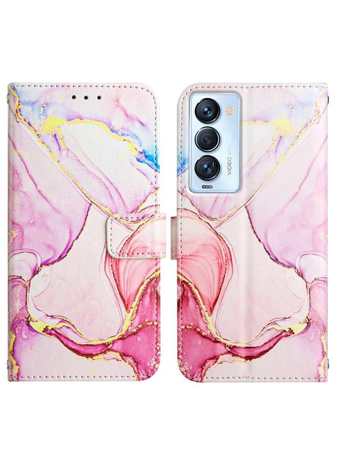 erorex Case For Tecno Camon 18 P PT003 Marble Pattern Flip Leather Phone Case - Image 2