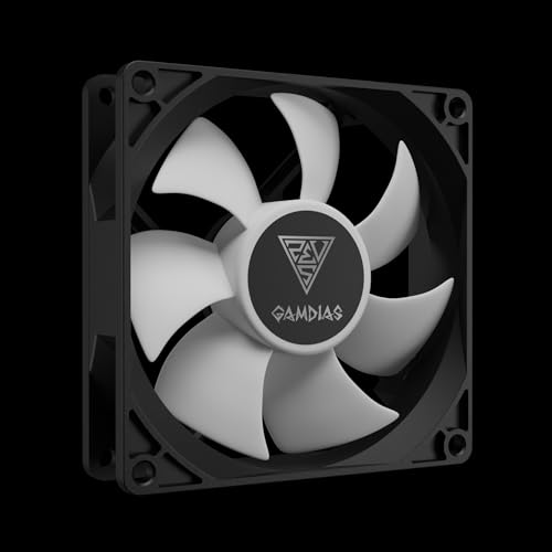 GAMDIAS Boreas E1 210 LITE CPU AIR Cooler with Rainbow LED Lightning Fan - Black | Support LGA1700/1151/1150/1155/1156/1200/AM5/AM4/AM3 Motherboard | Low INTERFRENCE Bracket | 34.6 CFM AIR Flow - Image 2
