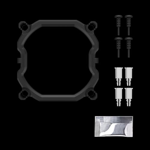 GAMDIAS Boreas E1 210 LITE CPU AIR Cooler with Rainbow LED Lightning Fan - Black | Support LGA1700/1151/1150/1155/1156/1200/AM5/AM4/AM3 Motherboard | Low INTERFRENCE Bracket | 34.6 CFM AIR Flow - Image 5