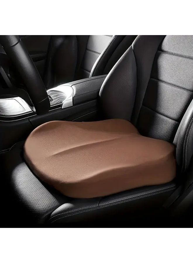 Black Ergonomic Memory Foam Car Seat Cushion Breathable Comfort Booster - Image 5