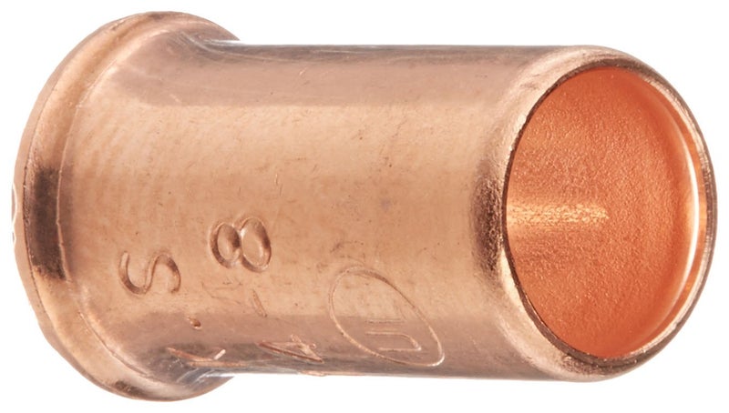 NSI SB1808 Easy-Twist Copper Crimp Sleeve Wire Connector, 18-8 AWG Wire Range, Pack of 50 - Image 1