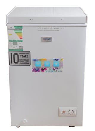 Icone Horizontal Freezer with Spacious 3.5 Cu. Ft. (100 Liters) Capacity, Frost-Free Steam Cooling System, Two Interior Storage Baskets, Interior Lighting for Easy Visibility, Manual Lock for Security, and Large Wheels for Easy Mobility - Model ICN1-100 - pzsku/ZBD94AB2CCD5D2980EB02Z/45/1747675084/2ec99f19-1ab5-4efb-9c4d-a14b12199712