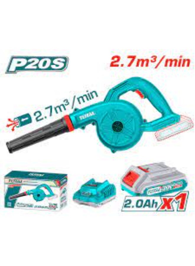 Total Blower 20 Volt With 1 Battery And Charger Tabli200181