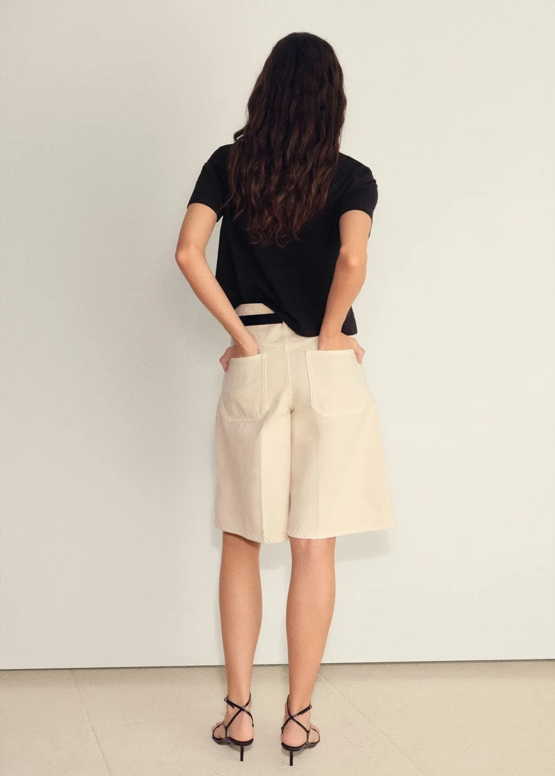 MANGO Embroidered detail T-shirt