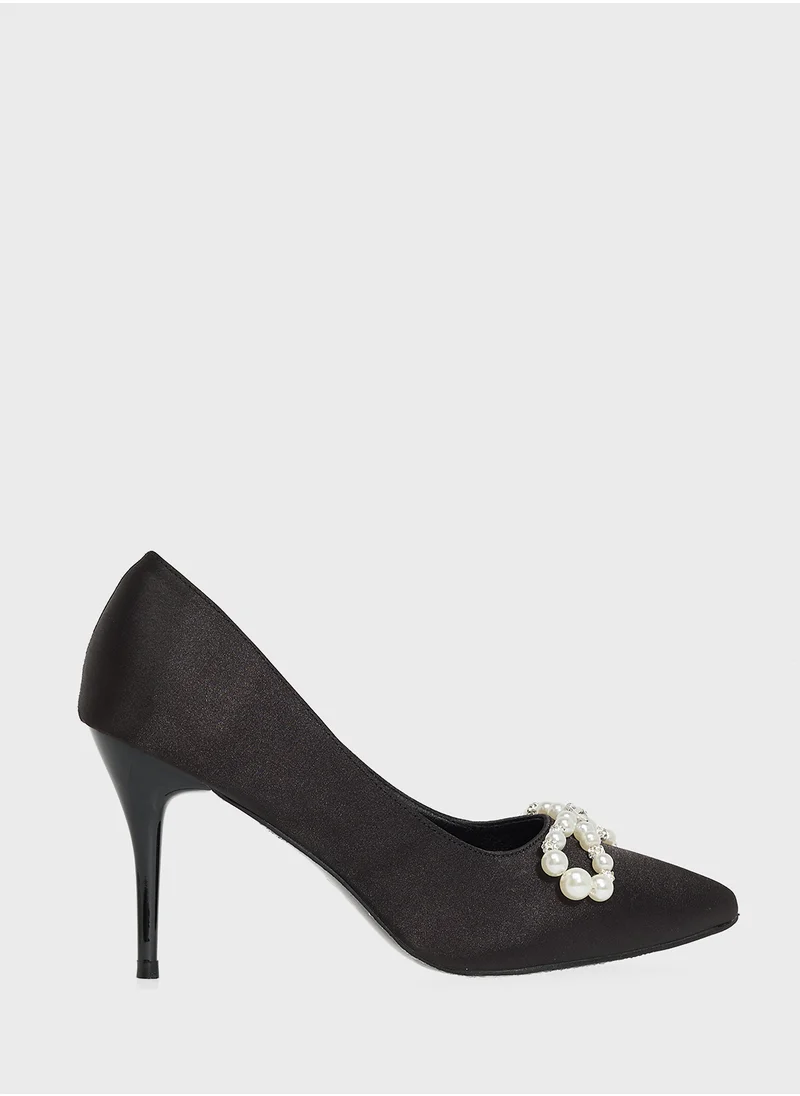 خزانة Diamante Heeled Pump