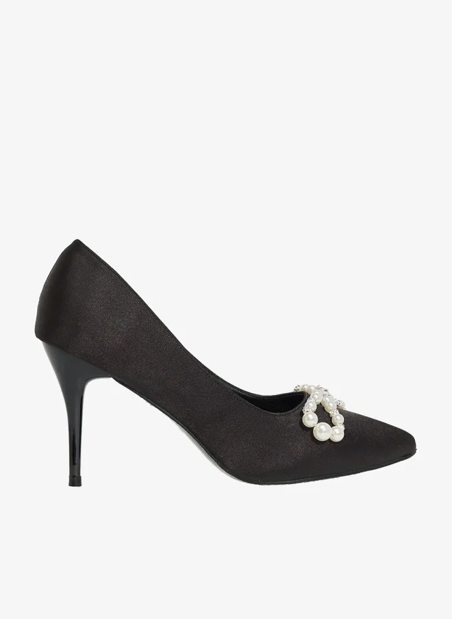 Khizana Diamante Heeled Pump