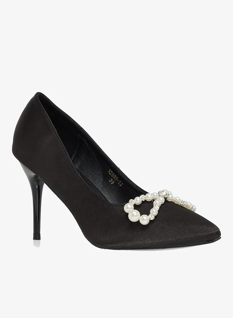 Khizana Diamante Heeled Pump
