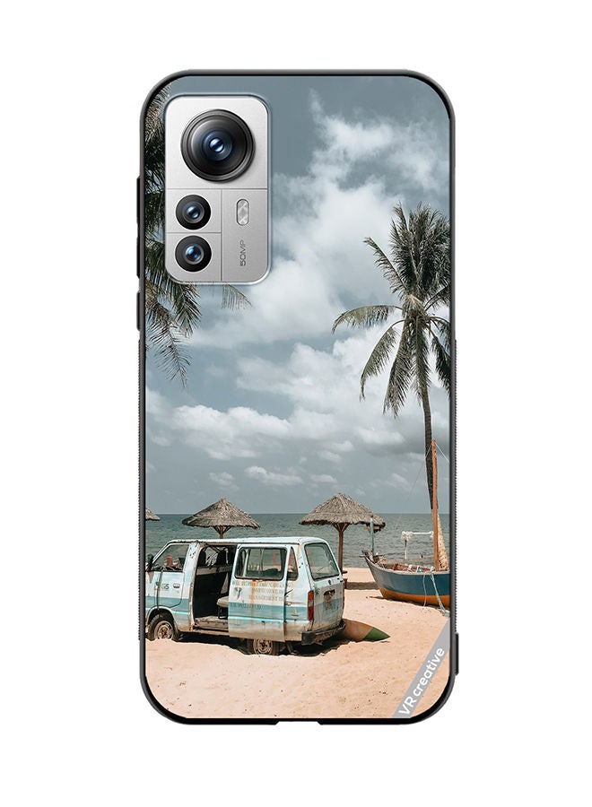 VR CREATIVE Protective Case Cover For Xiaomi 12X Moody Summer Day Design Multicolour - Image 1