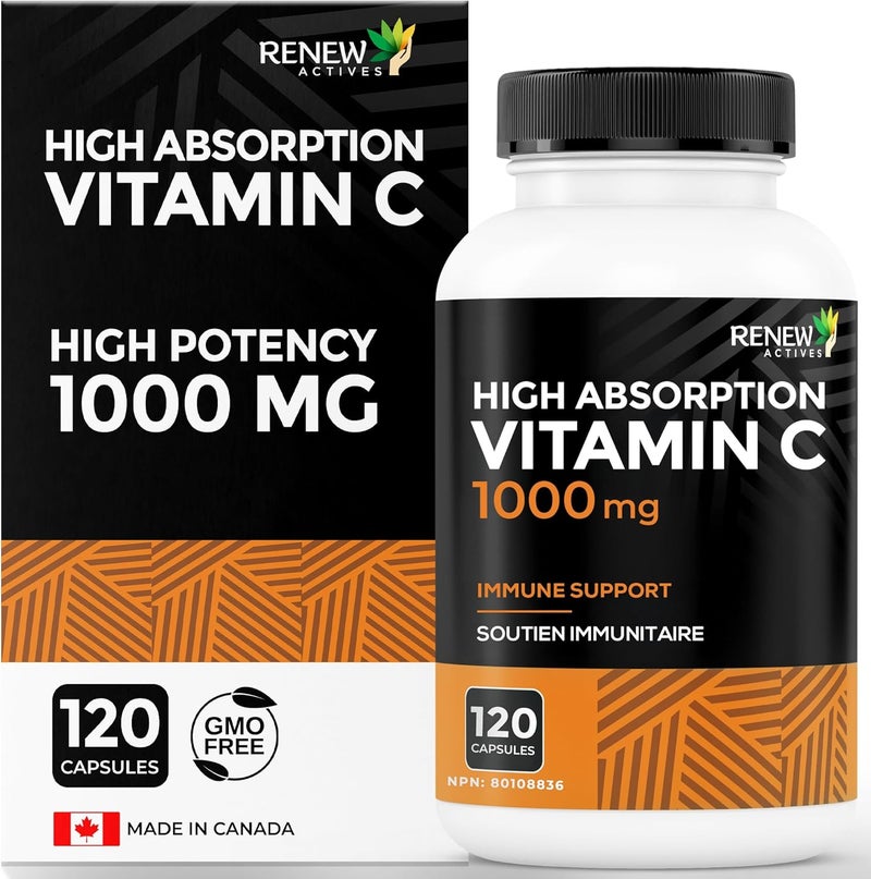 Renew Actives High Absorption Vitamin C 1000 mg for Adults - Image 1