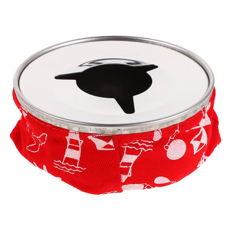 Stainless Steel Smokeless Ash Tray Marine Windproof Portable for Boat Car Outdoor Patio - Image 2