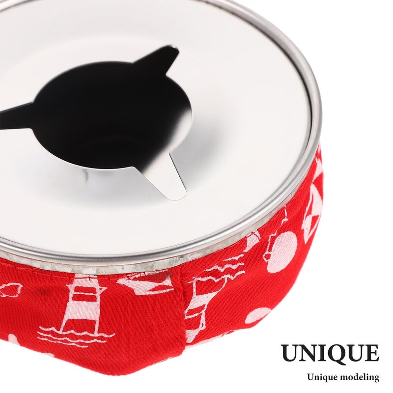 Stainless Steel Smokeless Ash Tray Marine Windproof Portable for Boat Car Outdoor Patio - Image 4