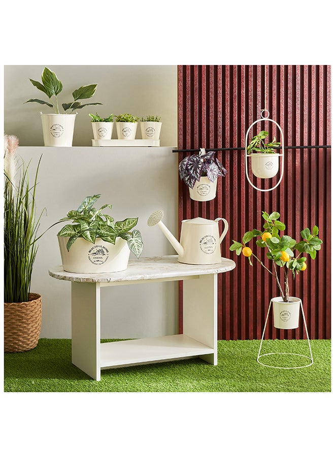 Home Box Metal Oval Table Planter 36 x 16 x 26 cm  - Image 5