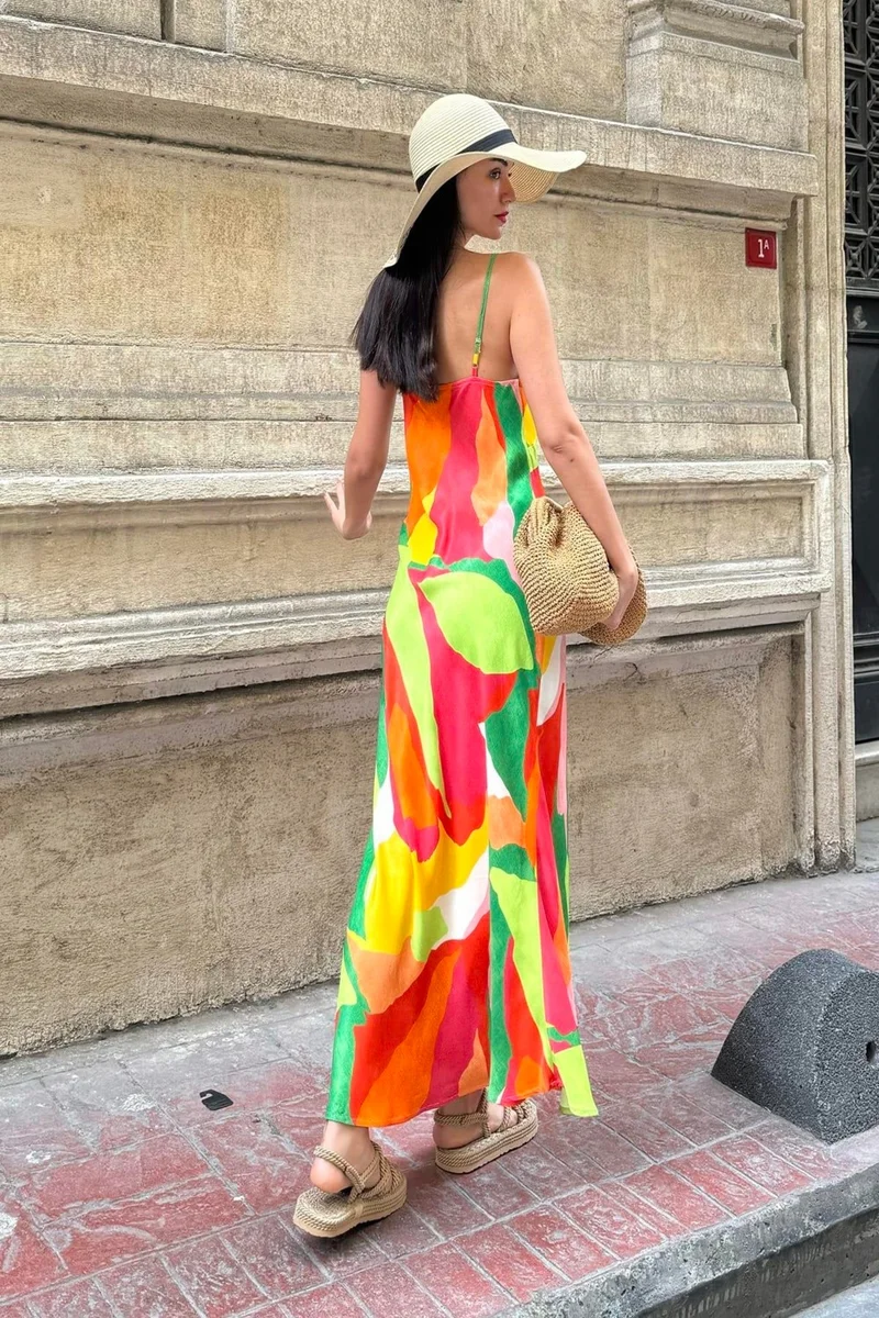 فور يو مودا Abstract Print Dress