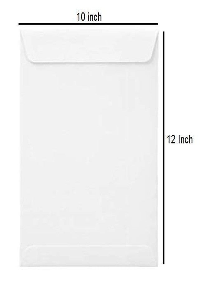 Sehgal Store Envelope 10 x 12 Inches White – Durable, Vibrant, and Stylish for Mail, Documents, and Presentations – Ideal for Business, Personal, and Creative - Pack Of (50) - Image 2